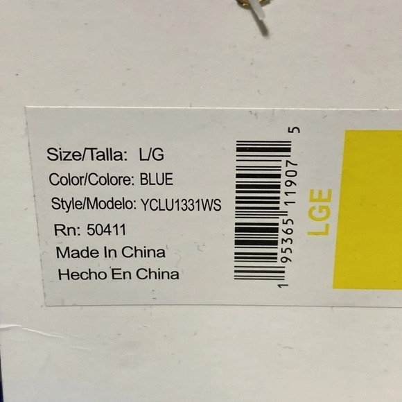 CYN & LUCA NWT Black Blue White Floral Front Cut Out One Piece Swimsuit Size L - Picture 9 of 9